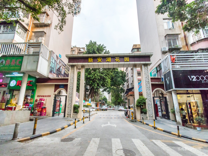 新安 的花园社区,双地铁口,地理位置优越,周边配套齐全,新安湖花园