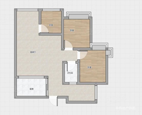 五岳合福地广场3室2厅1卫90.3㎡东99万