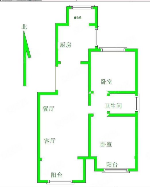 鑫丰小区3室2厅2卫125㎡南北155万