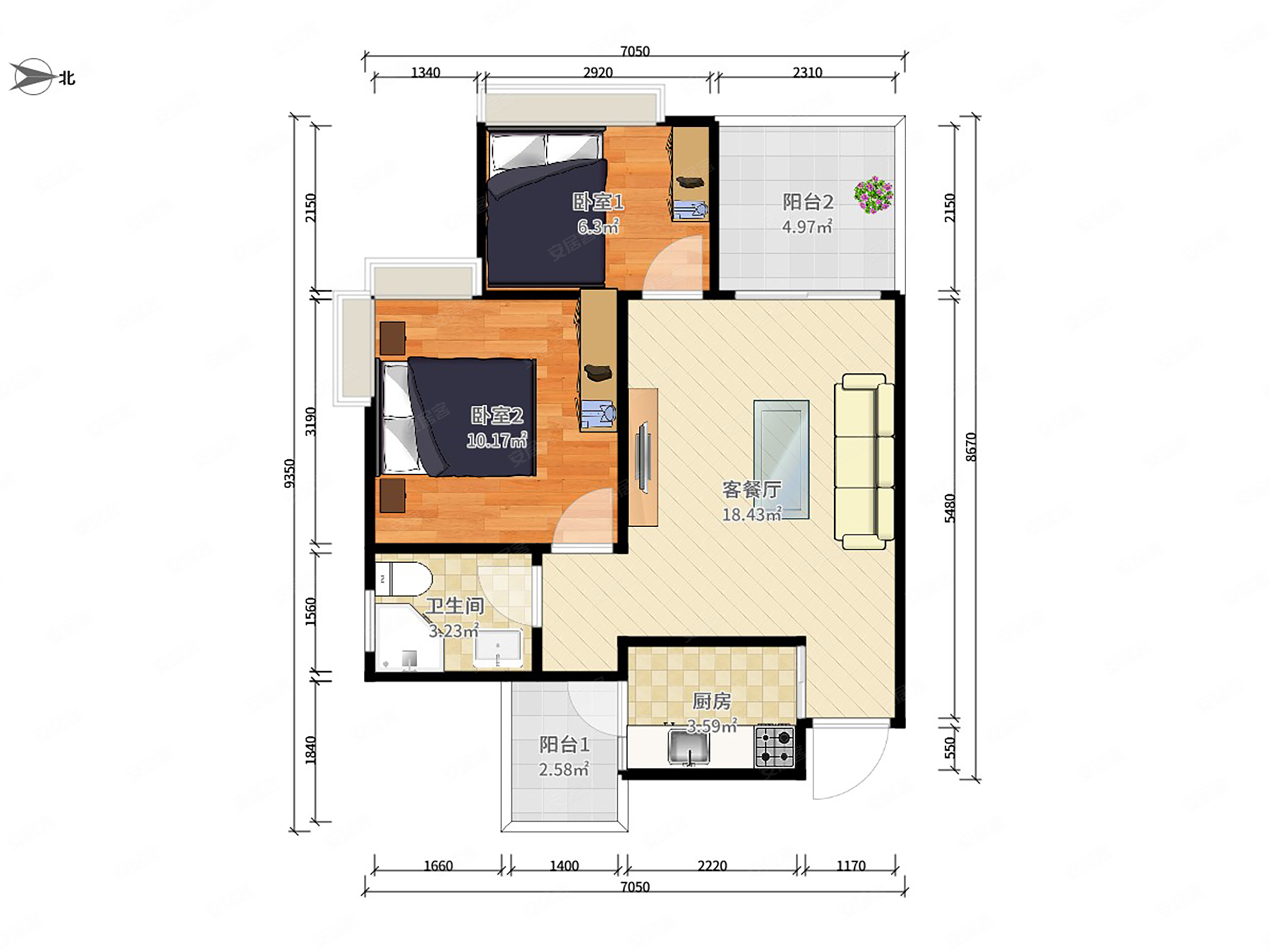 蓝天金地花园一期