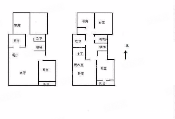 时代俊园翔盛园5室2厅4卫223.85㎡南北360万