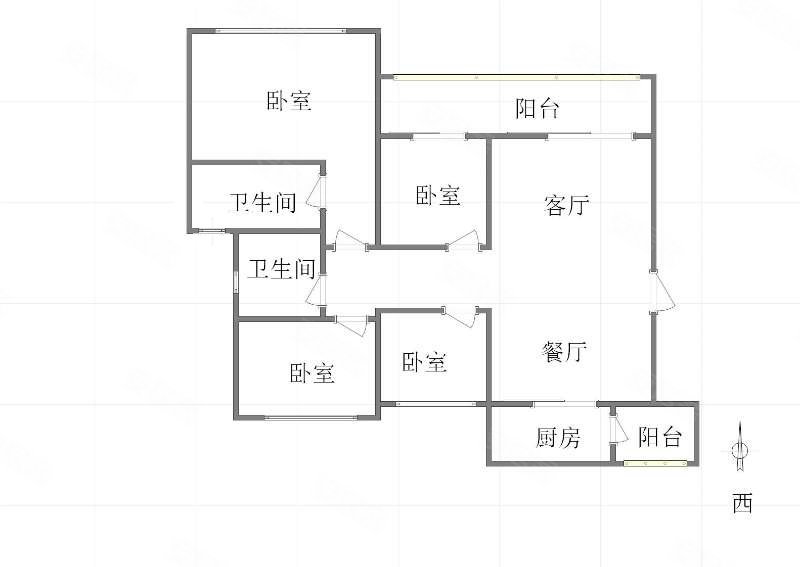 沙坪坝区 学樘府二期 四房 南北通透 尖顶坡轻轨,龙湖香港置地学樘府