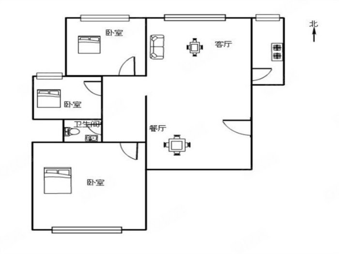 满庭芳~3室1厅~103.67平米