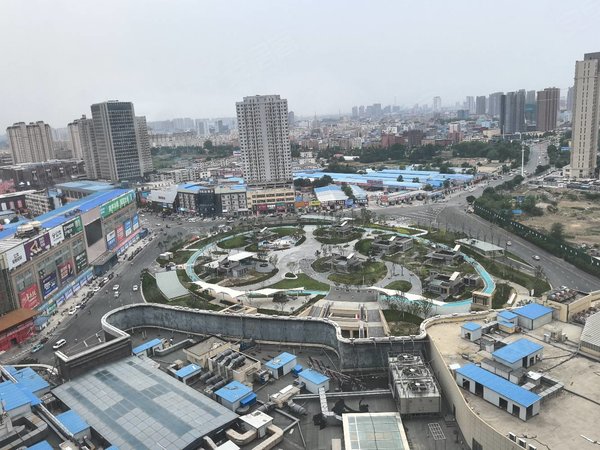 濮阳华龙濮阳站恒丰中央广场自家的房子出租,押一付一 拎包入住出租房源真实图片