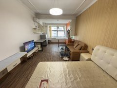 长沙天心书院路市中心 地铁口 蓝湾国际 精装公寓 押一付一 随时看房出租房源真实图片