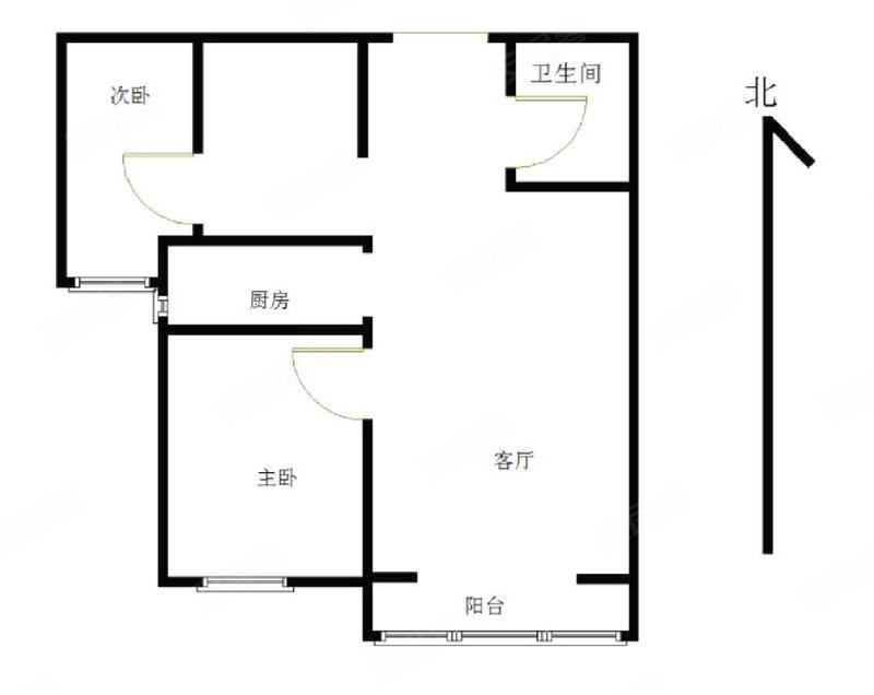 满庭芳嘉园2室2厅1卫99㎡南395万