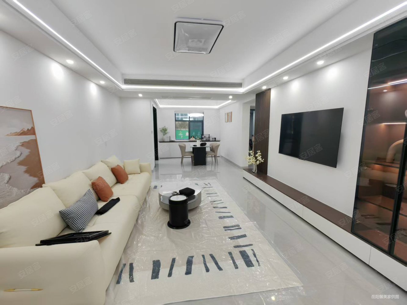 熙园壹號3室2厅2卫123.35㎡南北68万