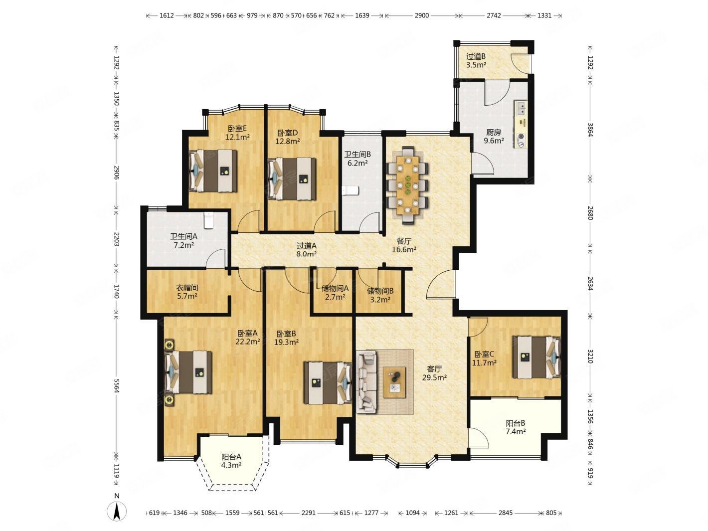 恒大华府双卫格局高楼层采光充足南向采光好出行方便