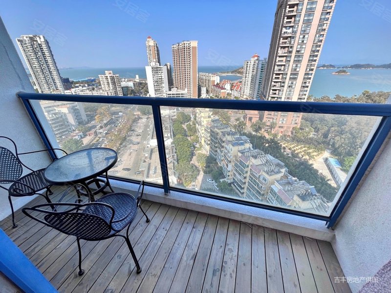 实地拍摄九洲港旁莱茵半岛精装两房两卫看海景上海湾九洲有钥匙