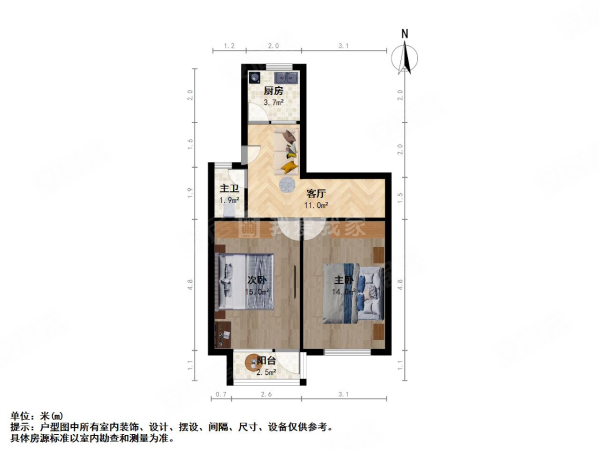 上钢二村2室1厅1卫62.02㎡南335万