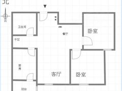 邹城马庄马庄片区鑫琦府邸南区   电梯入户二室二厅  干净家具家电齐全出租房源真实图片