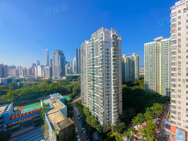 深圳福田皇岗深港1号福田中心区 皇御苑四期精装修两房 高层带阳台