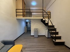 深圳龙岗爱联loft复式一房一厅 近爱联地铁站星河时代 独立阳台民水民电出租房源真实图片