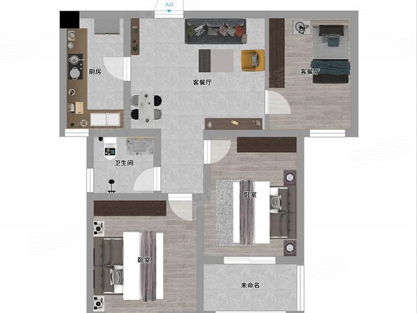 户型 户型图 平面图 600_450