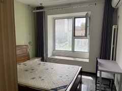 济南高新汉峪汉峪金谷附近卧室带独立卫生间出租家具家电齐全可办房补出租房源真实图片