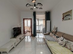 尉氏尉氏县尉氏县城出租uK中心，二室二厅一卫，装修如图，家具家电齐全，拎包入住出租房源真实图片