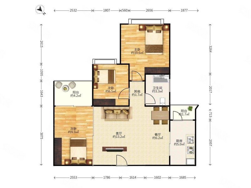 蓝湾半岛 面朝公园 高层南向2房