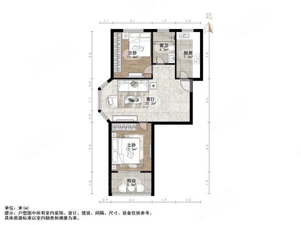 泉城花园2室2厅0卫90.67㎡南85万