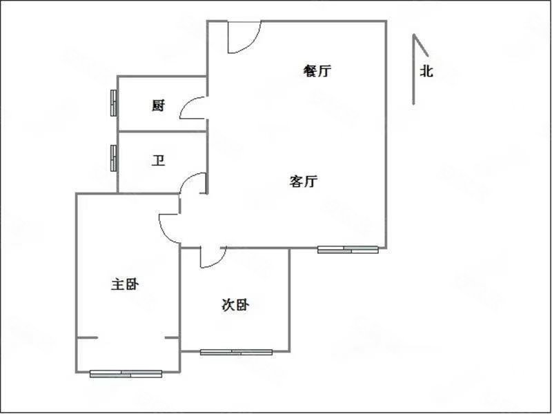 星河尚品2室2厅1卫90㎡南65.8万