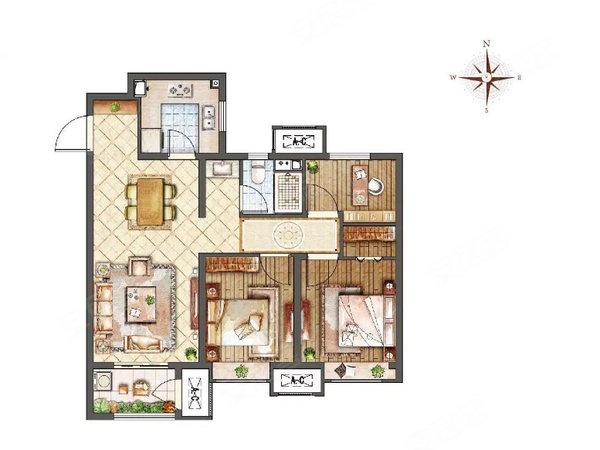 中心医院 南国北都 后湖大道汉口花园 电梯房单间出租房源真实图片
