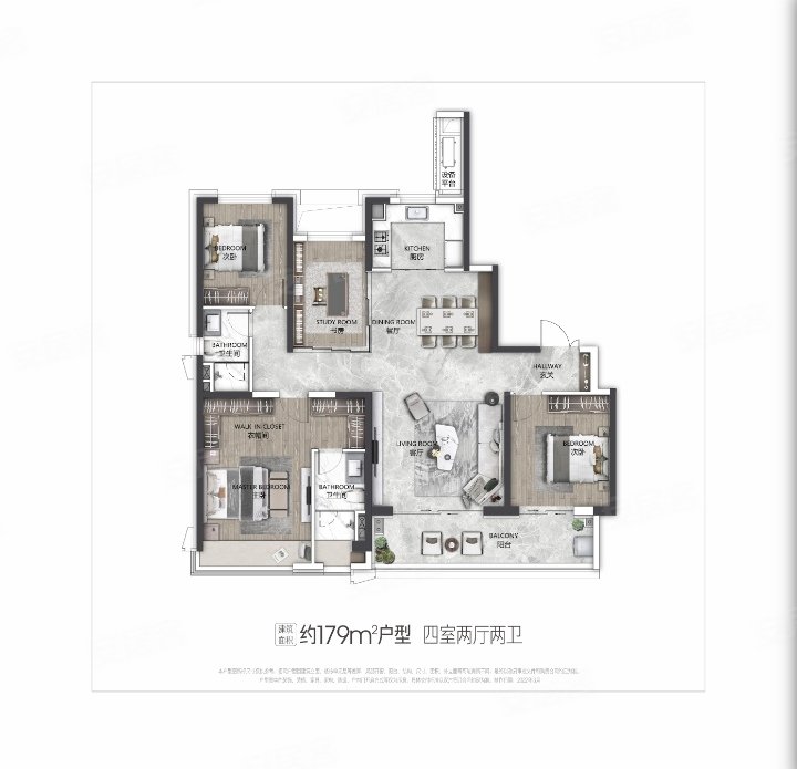 华润幸福里南苑4室2厅2卫179㎡南北770万