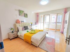 青岛崂山中韩海尔工业园八号六号门对面左岸风度 精装修电梯房家具家电齐全出租房源真实图片