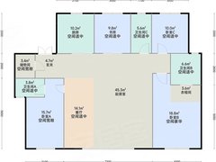 青岛黄岛薛家岛绿地凤栖澜玥 4室2厅3卫出租房源真实图片