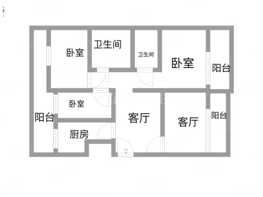 地铁口双阳台上东国际大三房特价出售