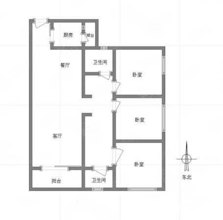 新上房源89平三房双卫翡丽锦悦二期高楼层随时看房