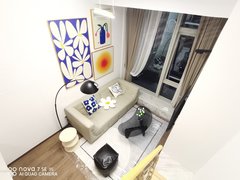 长沙芙蓉解放东路敬天广场 复试一室一厅 精装单身公寓 家具全新近地铁出租房源真实图片