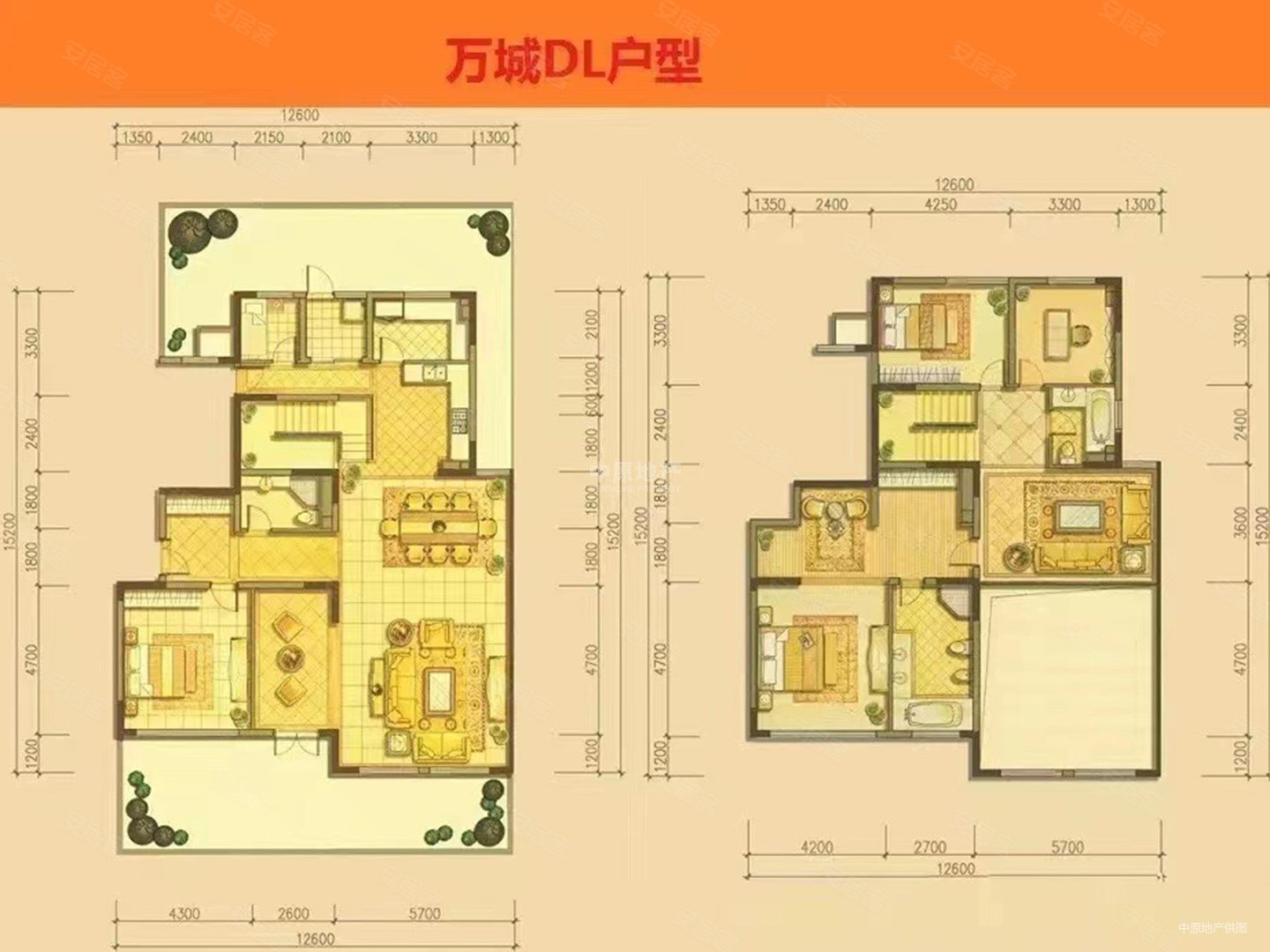 万城华府尚园户型图图片