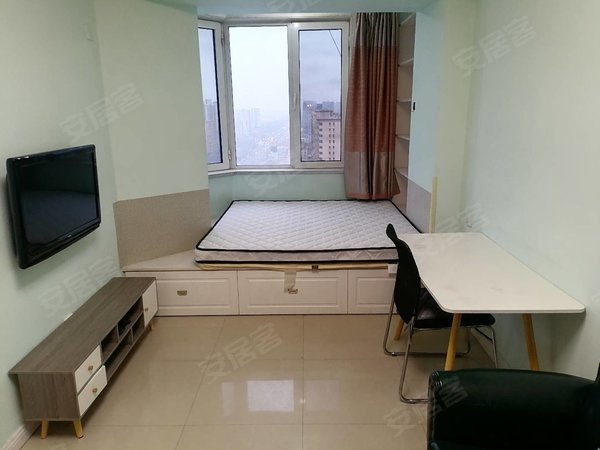 包头昆都仑丰盈道京奥港花园(商住楼)可月付，帝景精装东向踏踏米公寓，采光好，独立厨房，拎包入住！出租房源真实图片