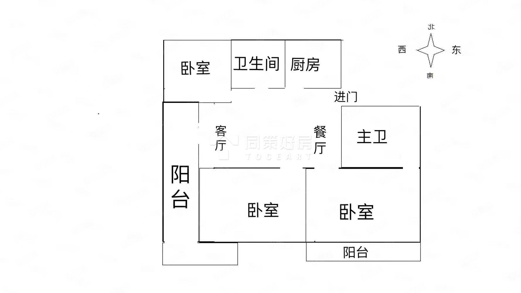 豪都国际花园户型图图片