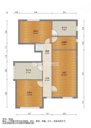 东城山庄5室3厅4卫360㎡南北2900万