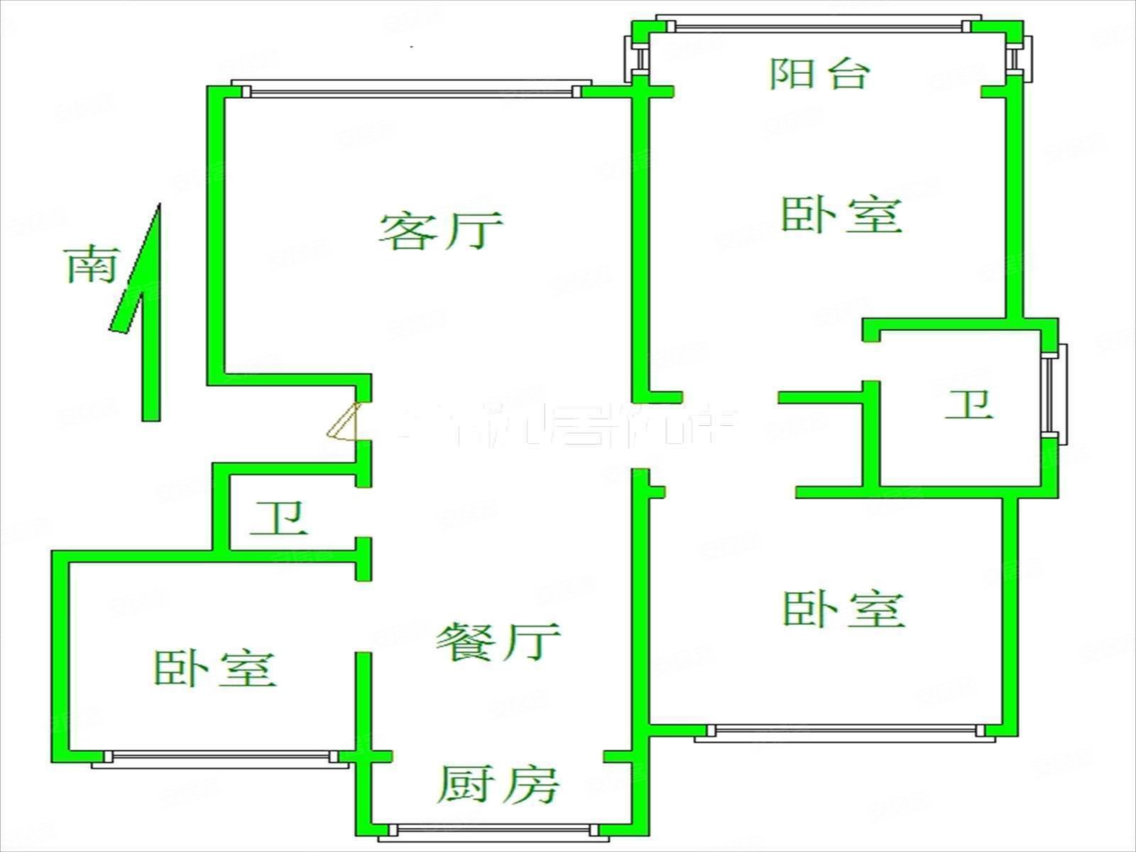 西边户带储藏间采光刺眼总高13楼