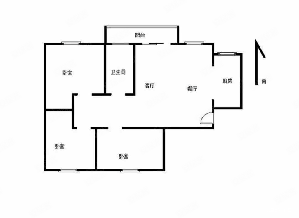 华发城建未来荟3室2厅1卫90.02㎡南北205万