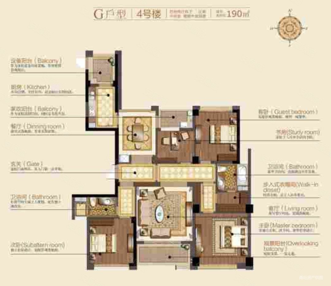 高楼层采光充足 超低密度 精装修 南北通透 明厨明卫,荣安府二手房