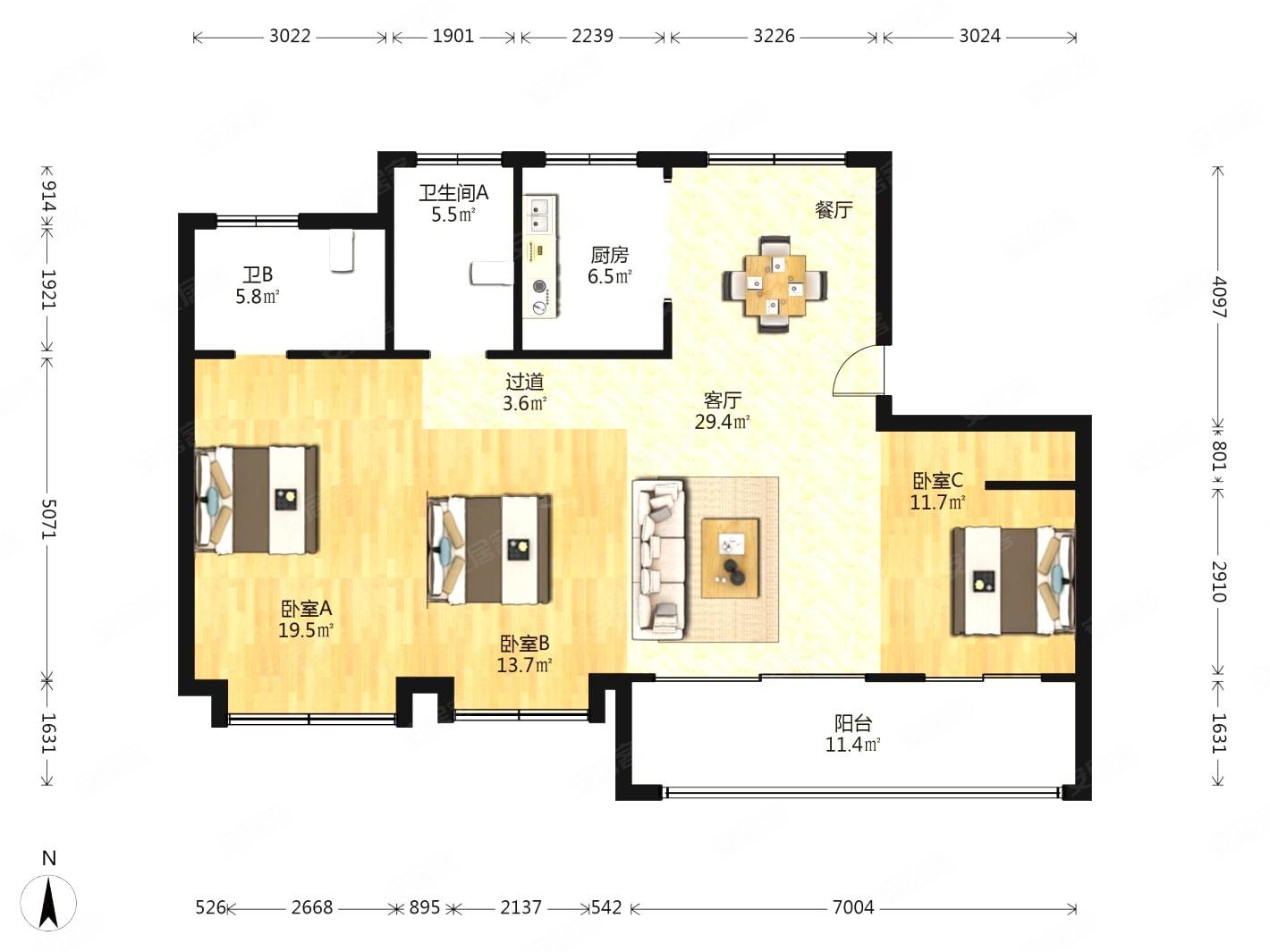 主打一个真望江府129平洋房无遮拦实地拍摄青藤书院加持