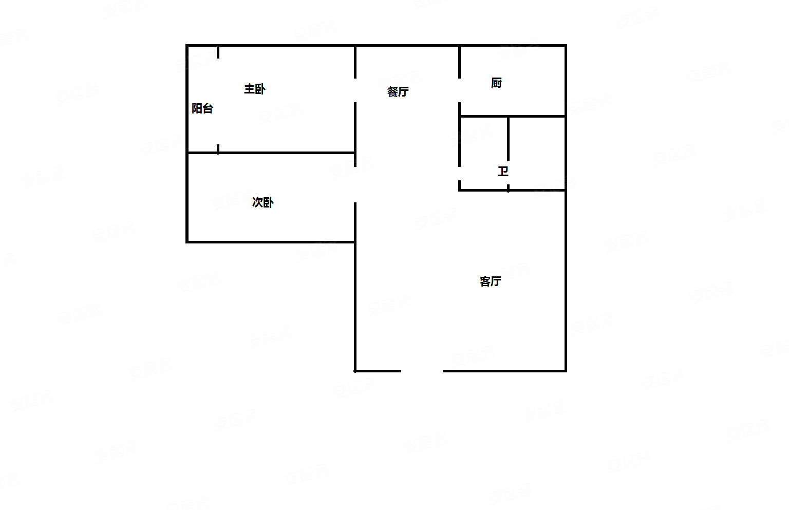 天润家园辛集10000平63万2室2厅1卫
