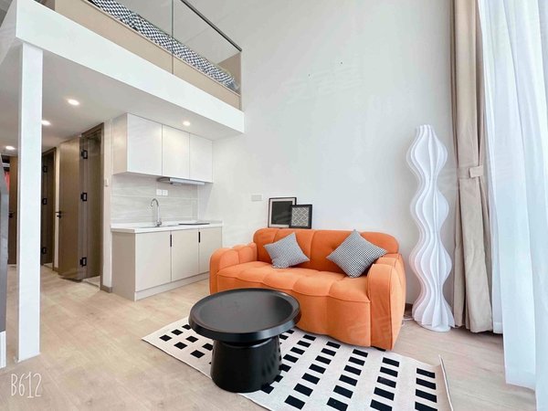 青岛崂山青岛二中鲁商蓝岸丽舍(商住楼)崂山 十一号线套一 loft复式