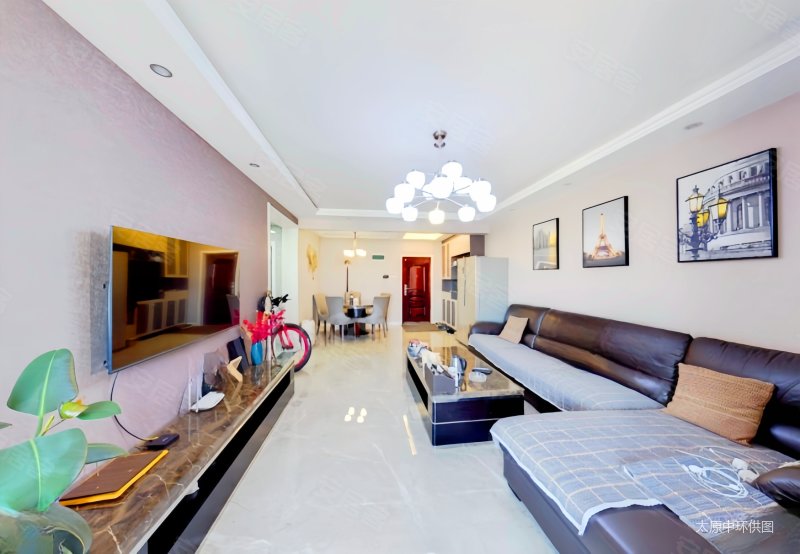 金盛园 高楼层视野好 临地铁 集中供暖 精装可拎包入住 双卫