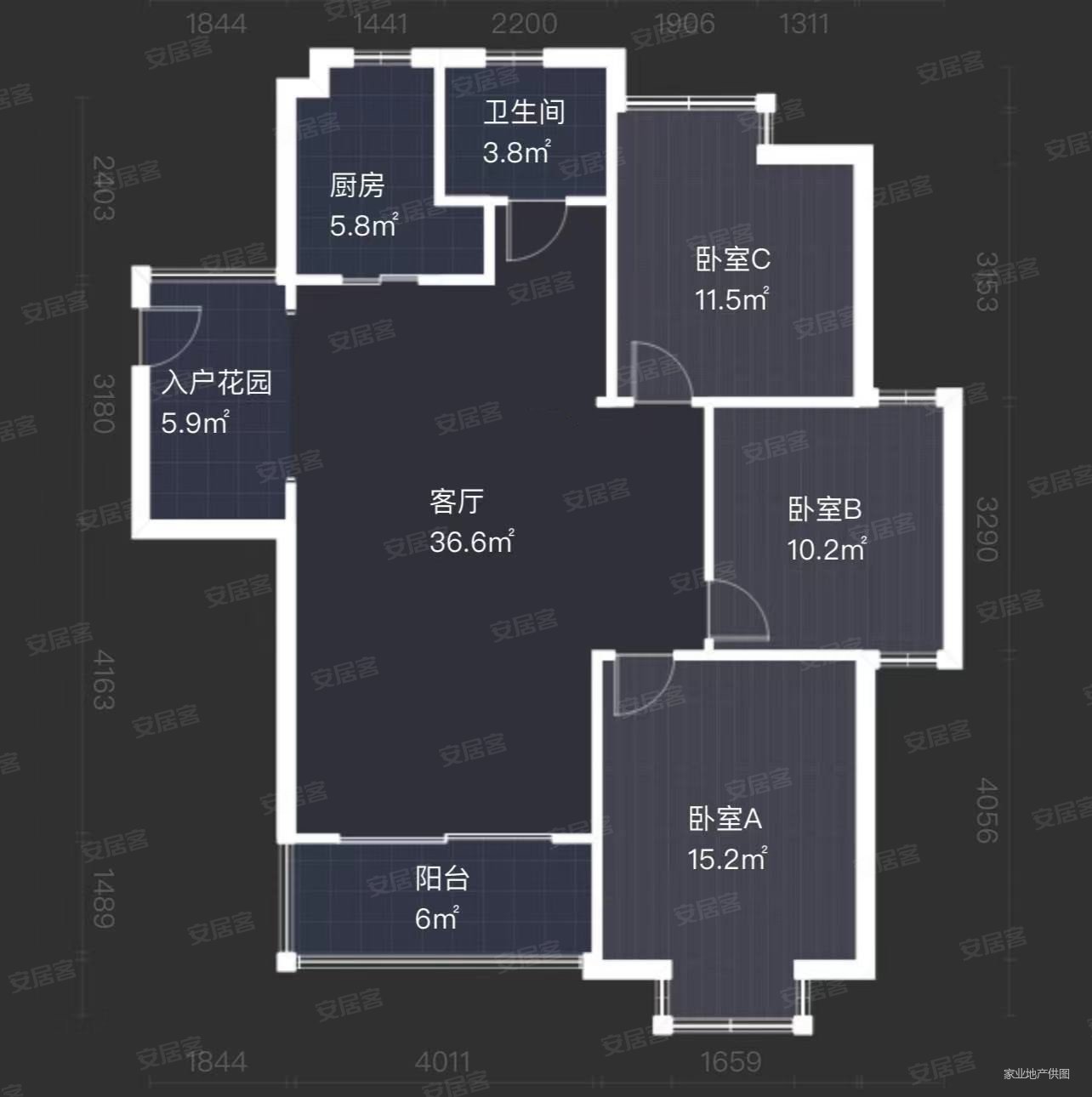 价格可议,中央城c区二手房,160万,3室2厅,2卫,121平米-芜湖安居客