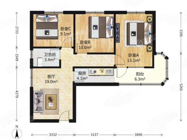 北京朝阳亚运村安慧里(二区)(实图实价)北辰集团对面 安慧里二区 小次
