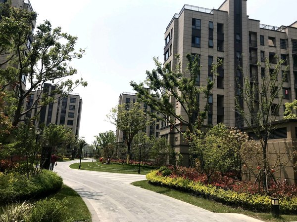 上海浦东临港新城大名城映玥中央空调,一梯二户花园洋房,飞机户型,财