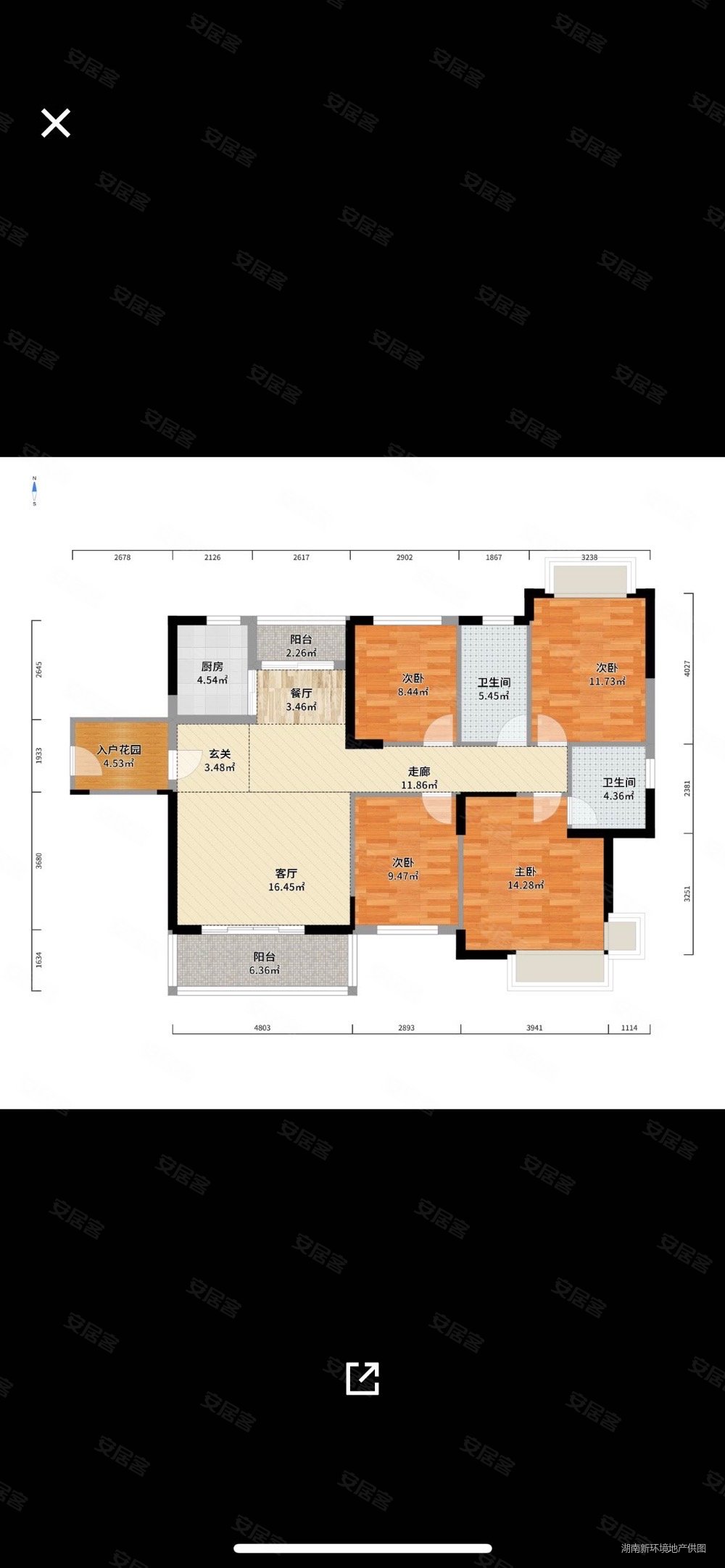小八方洋湖西改善住宅 四房两卫 南北通透 精装修 拎包入住,江山帝景