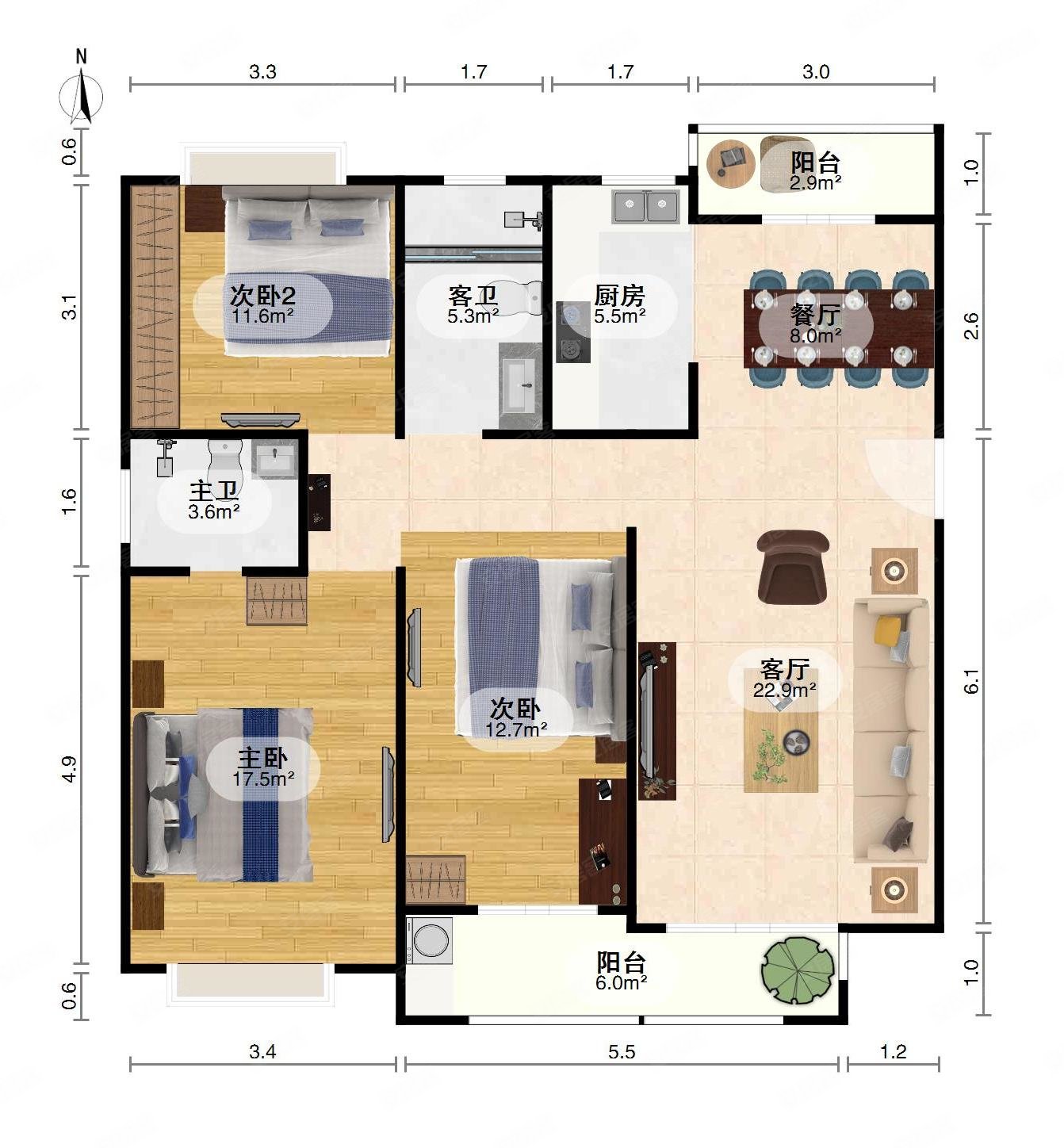 急售急售急售大公馆322户型少于市场价随时看房