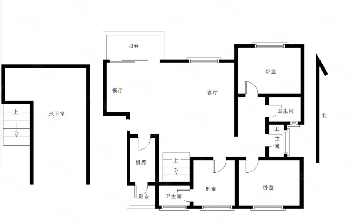 紫檀山(别墅)4室2厅3卫165㎡南北820万