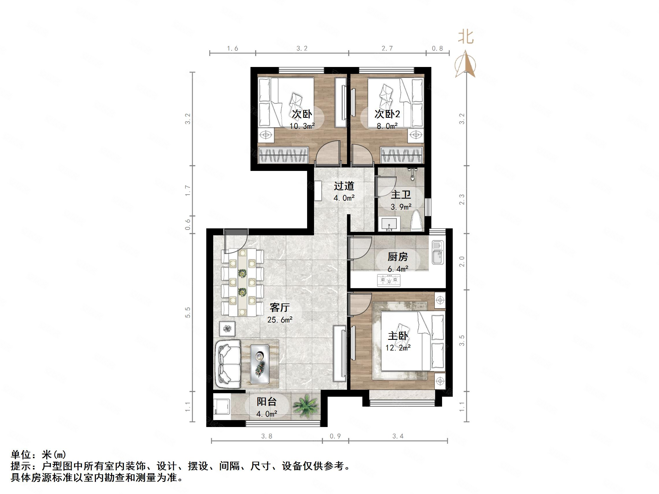 华润城紫云府二手房,159万,3室2厅,1卫,97平米-济南安居客