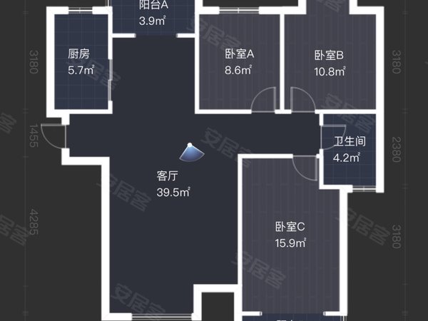 咸阳秦都秦都城区秦都花苑高铁 地铁 彩虹中小 学旁 秦都花苑 3室