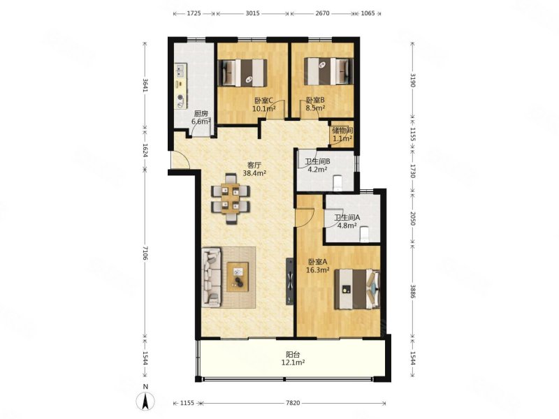 世茂璀璨滨江 近医院 交通便利 满二 双卫格局 商品住宅